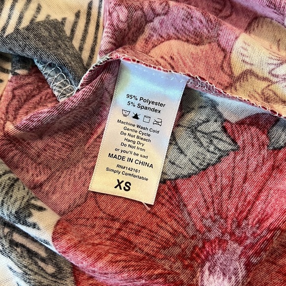 Floral LuLaRoe Carly- NWT! - Picture 4 of 4